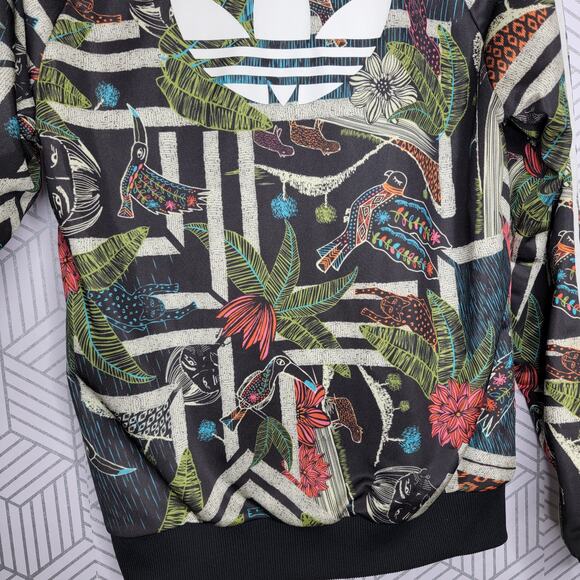 Adidas Xilofloresta Jacket Superstar Farm Tropical Jungle Sz Small - Picture 8 of 16